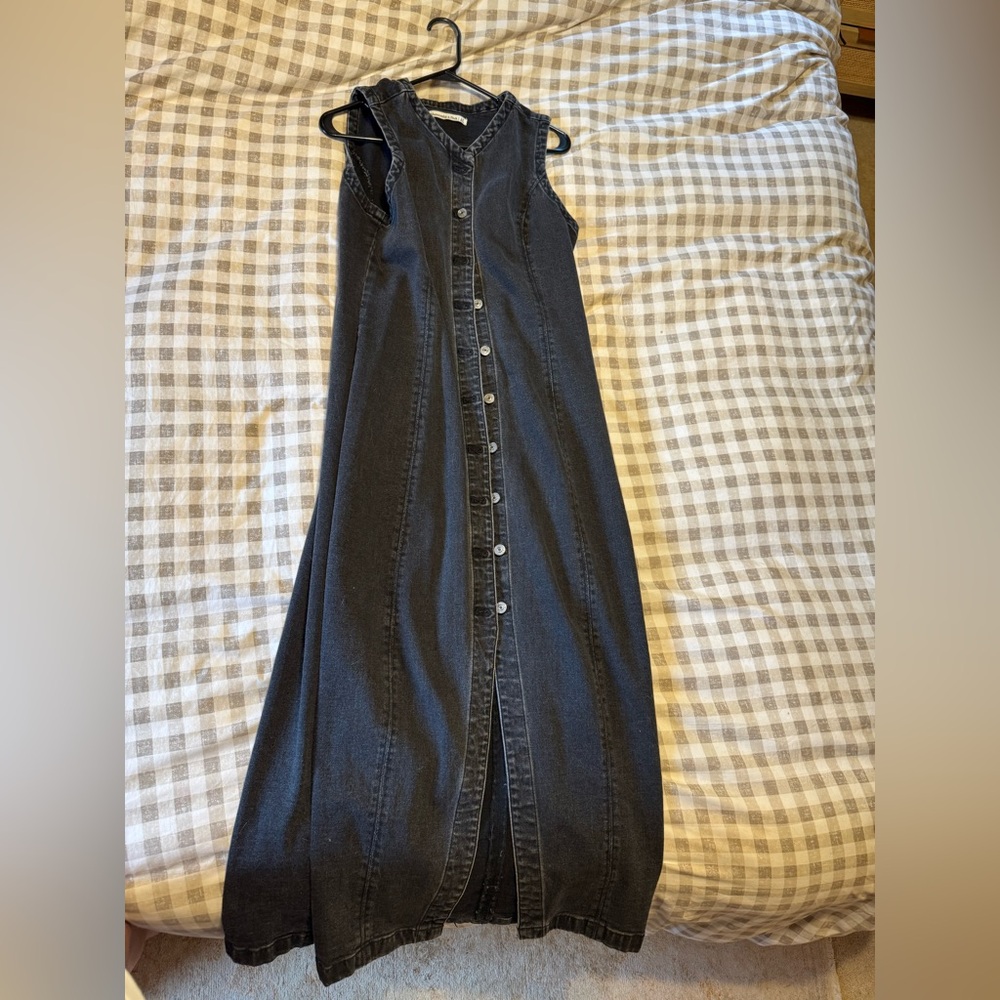 Abercrombie & Fitch Charcoal Denim Dress
